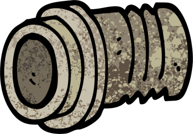 Grunge desenli karikatür boru bir insan tarafından çizilmiş