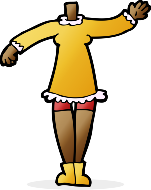 karikatür kadın vücudu (bir insan tarafından çizilen fotoğrafları ekle veya karıştır ve eşleştir)