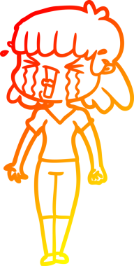 Bir insan tarafından çizilmiş bir karikatür kadın çizimi