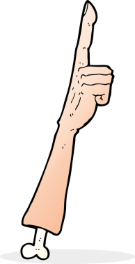 Bir insan tarafından çizilmiş bir çizgi film.