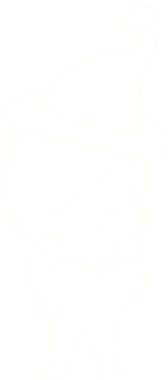 Bir insan tarafından çizilmiş Noel Astronot Tebeşiri