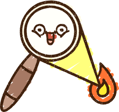 Bir insan tarafından çizilen Büyüteç Tebeşir Çizimi