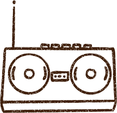 Bir insan tarafından çizilen Radyo Kömürü Çizimi