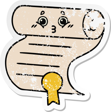 Bir insan tarafından çizilmiş şirin bir çizgi film sözleşmesinin sıkıntılı çıkartması.