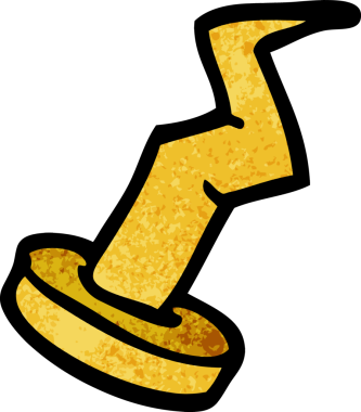 Bir insan tarafından çizilmiş karalama tırnağı.