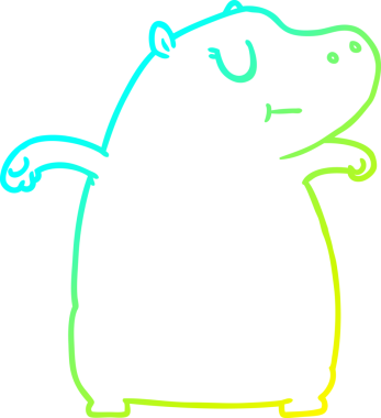 Bir insan tarafından çizilmiş karikatür çizimi.