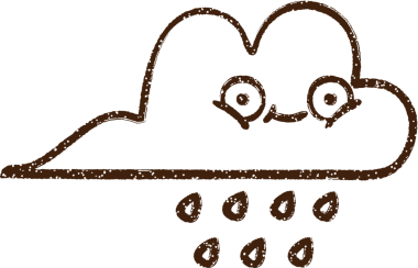 Bir insan tarafından çizilen Yağmur Bulutu Kömürü