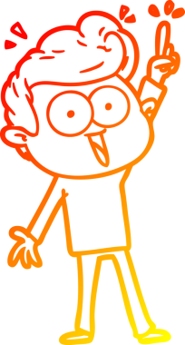 İnsan tarafından çizilmiş bir çizgi film karakteri.