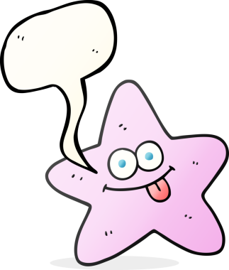 Bir insan tarafından çizilmiş serbest konuşma balonu karikatürü.