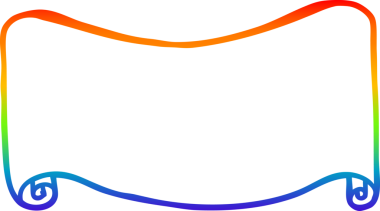 gökkuşağı gradyan çizgisi bir insan tarafından çizilmiş bir çizgi film afişi