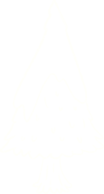 Bir insan tarafından çizilen Kış Ağacı Tebeşiri