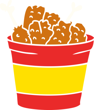 Bir insan tarafından çizilmiş karikatür karalama kovası.