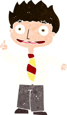 Bir insan tarafından çizilmiş bir fikri olan çizgi film adamı.