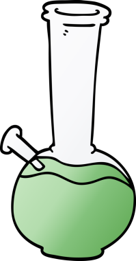 Bir insan tarafından çizilmiş karikatür nargilesi.