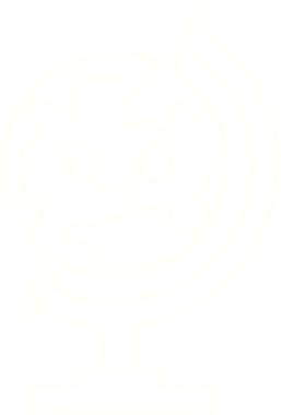 Bir insan tarafından çizilmiş Coğrafya Küre Tebeşiri