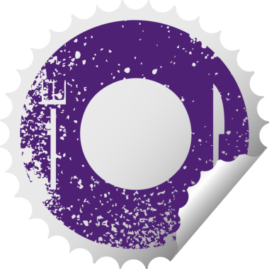 Bir insan tarafından çizilmiş levha ve çatal bıçak sembolü.