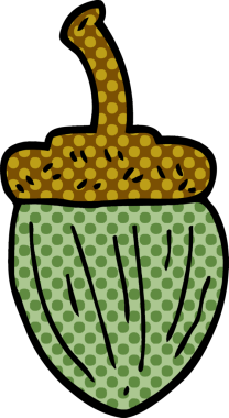 Bir insan tarafından çizilmiş karikatür palamudu.