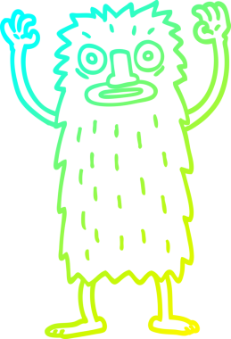 Bir insan tarafından çizilmiş bir karikatür çizimi.