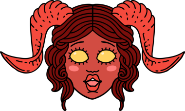 Retro Dövme Biçimi bir insan tarafından çizilmiş karakter yüzüName