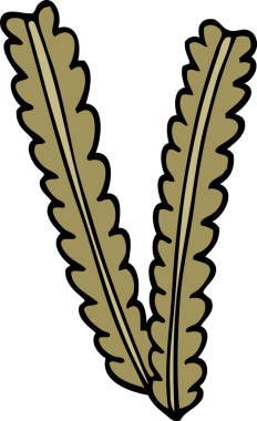 Bir insan tarafından çizilmiş karalama buğdayı.