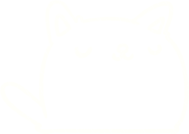 Bir insan tarafından çizilmiş şirin kedi tebeşiri.