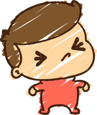 Bir insan tarafından çizilen Genç Çocuk Tebeşiri