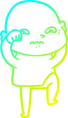 Bir insan tarafından çizilmiş, karikatür çizimi.