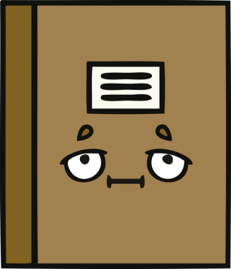 Bir insan tarafından çizilmiş güzel bir defter karikatürü.