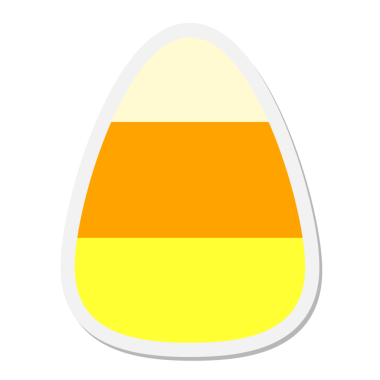 Bir insan tarafından çizilmiş mısır etiketi.