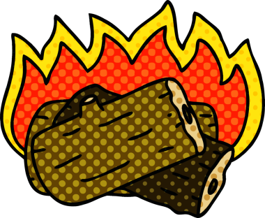 bir insan tarafından çizilmiş çizgi roman tarzı tuhaf bir çizgi roman yakma günlüğü