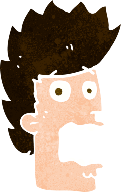 Bir insan tarafından çizilmiş karikatür.