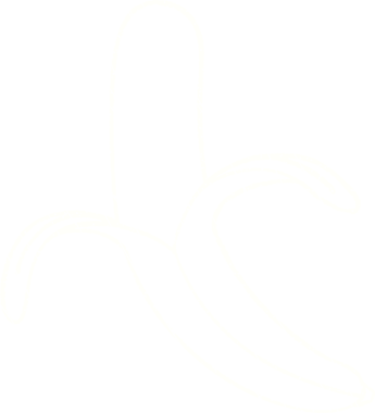 Bir insan tarafından çizilmiş muz tebeşiri.