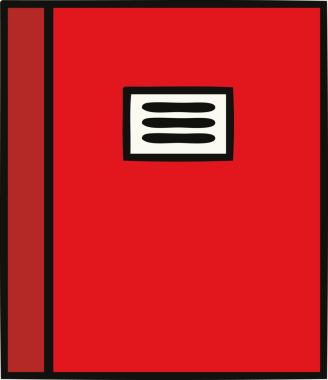 Bir insan tarafından çizilmiş bir günlük kitabı.