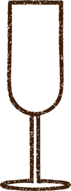 Şampanya Flüt Kömürü Bir insan tarafından çizilmiş