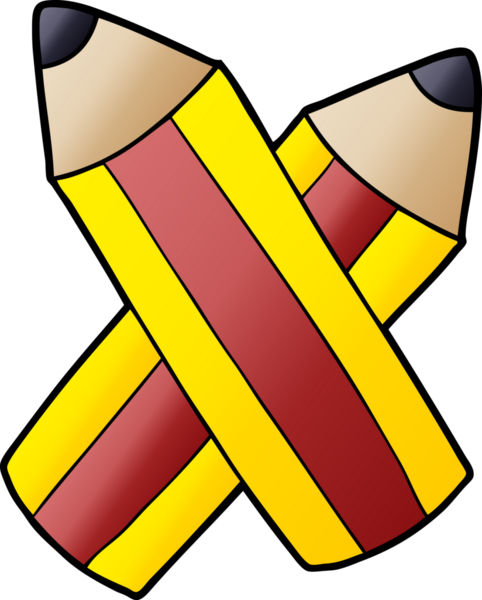 Bir insan tarafından çizilmiş karikatür kalemleri.