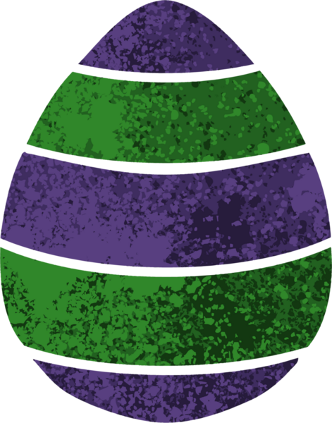 Bir insan tarafından çizilmiş tuhaf bir karikatür paskalya yumurtası.