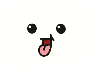 Bir insan tarafından çizilmiş bir konuşma baloncuğunun düz renk retro karikatürü