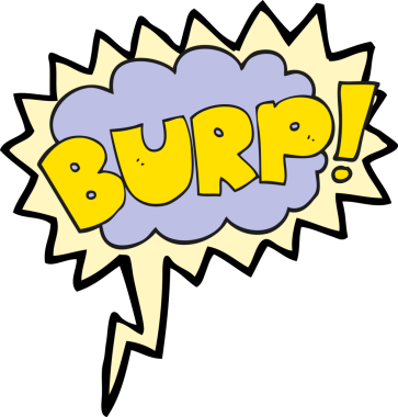 Bir insan tarafından çizilmiş serbest konuşma balonu geğirme metni