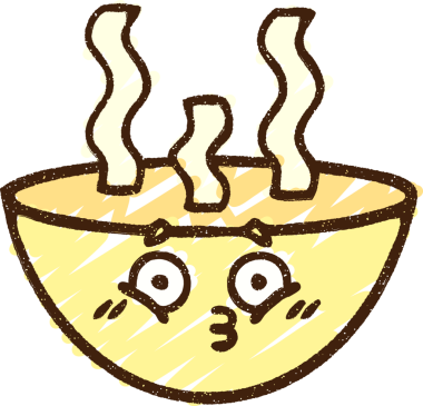 Bir insan tarafından çizilmiş erişte kasesi tebeşiri.