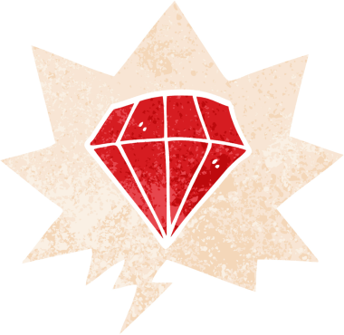 Bir insan tarafından çizilmiş grunge dertli retro stili konuşma baloncuklu çizgi film dövmesi elması