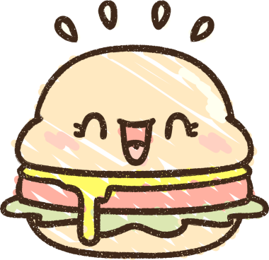 Bir insan tarafından çizilen Mutlu Burger Tebeşiri