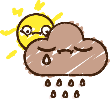 Bir insan tarafından çizilen Yağmur Bulutu Tebeşiri