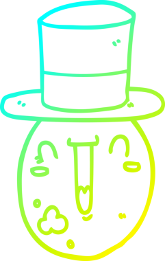 Bir insan tarafından çizilmiş havalı bir karikatür çizimi.