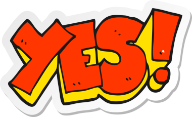 Bir insan tarafından çizilmiş bir karikatür çıkartması.