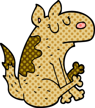 Bir insan tarafından çizilmiş karalama köpeği.