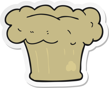 Bir insan tarafından çizilmiş bir somun ekmeğin çıkartması.