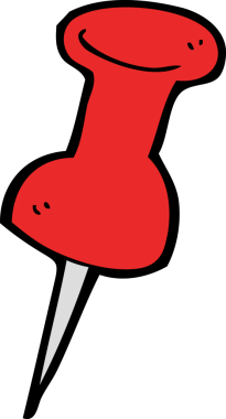 Bir insan tarafından çizilmiş karikatür broşu.