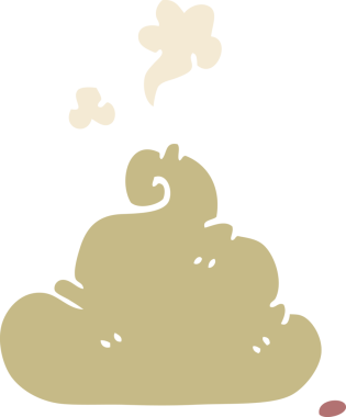 Bir insan tarafından çizilmiş karikatür kakası.