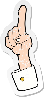 İnsan eliyle çizilmiş bir karikatürün gerilimli yapıştırması.