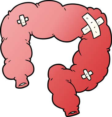 bir insan tarafından çizilmiş karikatür kolonu